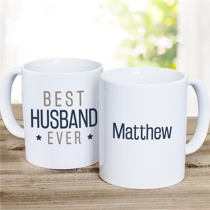 Best Husband Ever Mug - Custom Coffee Mug for Husband with Heartfelt Design - Way Up Gifts