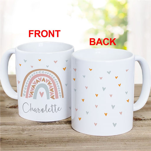 Rainbow Coffee Mug - Personalized Bright and Cheerful Gift - Way Up Gifts
