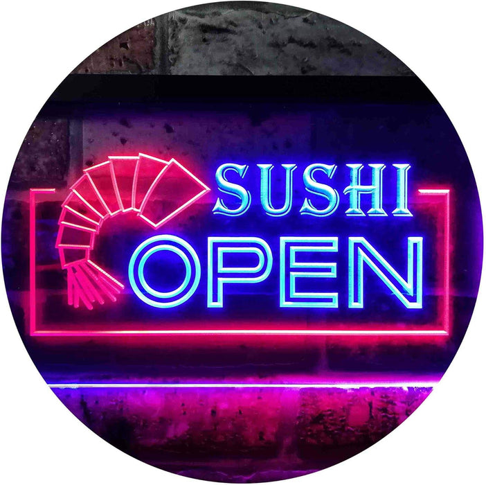 Sushi Open LED Light Sign - Way Up Gifts