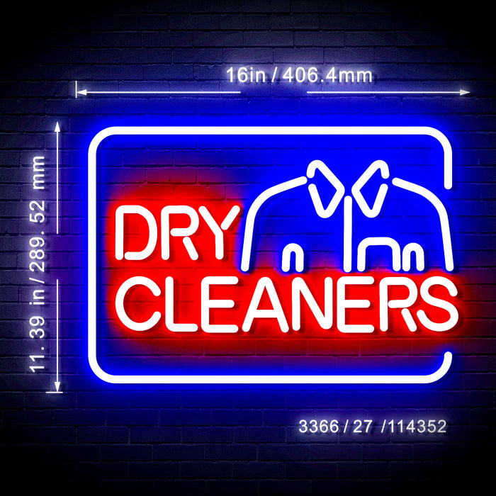 Dry Cleaners Flex Silicone LED Sign (Neon-Style, LED Technology) - Way Up Gifts