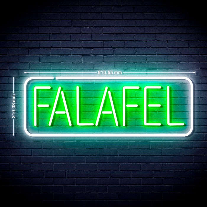 24" Falafel Ultra-Bright LED Sign with Remote (Neon-Style, LED Technology) - Way Up Gifts