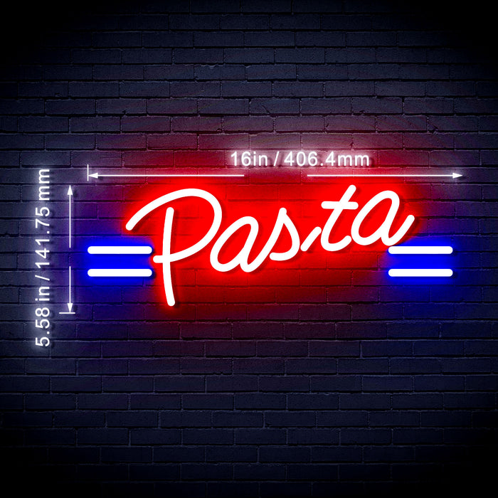 Italian Food Pasta Flex Silicone LED Sign (Neon-Style, LED Technology) - Way Up Gifts