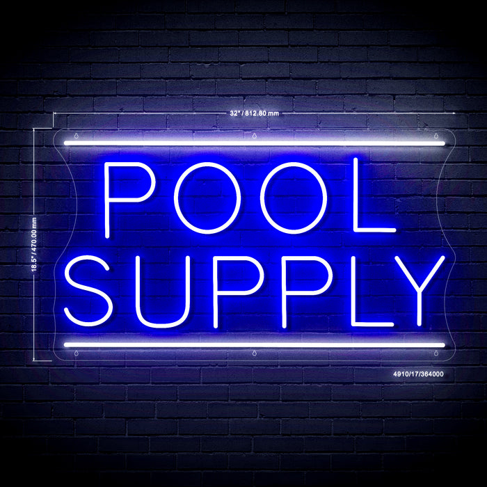 Pool Supply Ultra-Bright LED Sign with Remote (Neon-Style, LED Technology) - Way Up Gifts