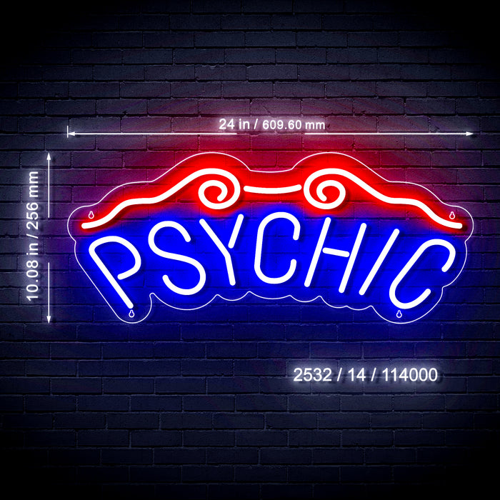 Psychic Ultra-Bright LED Sign with Remote (Neon-Style, LED Technology) - Way Up Gifts