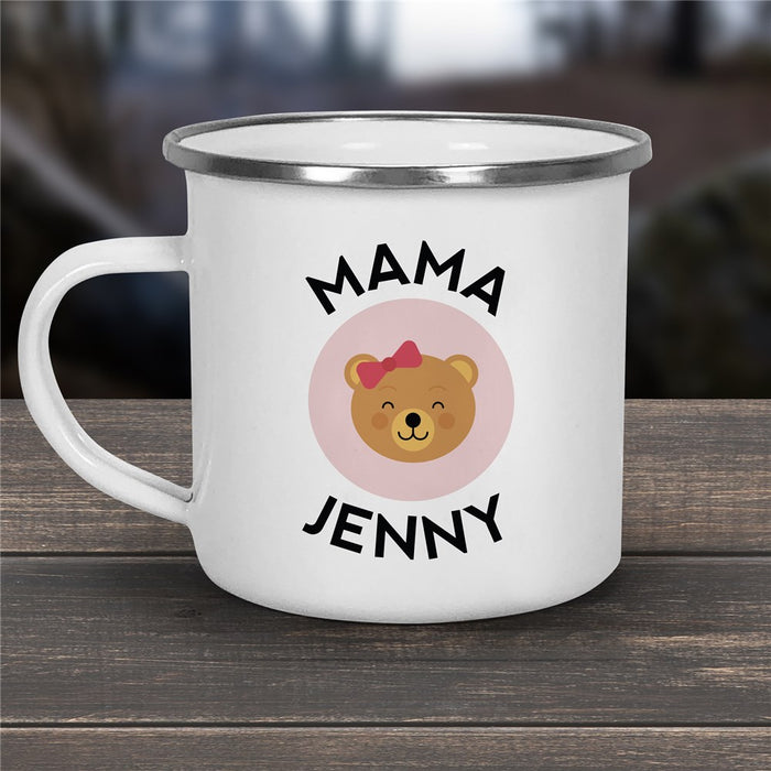Mama Bear Personalized Camper Mug - Outdoor-Themed Personalized Mug for Moms - Way Up Gifts