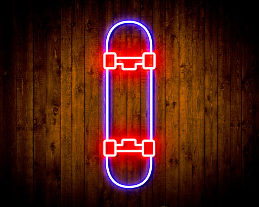 Skateboard Kid Room Flex Silicone LED Sign (Neon-Style, LED Technology) - Way Up Gifts