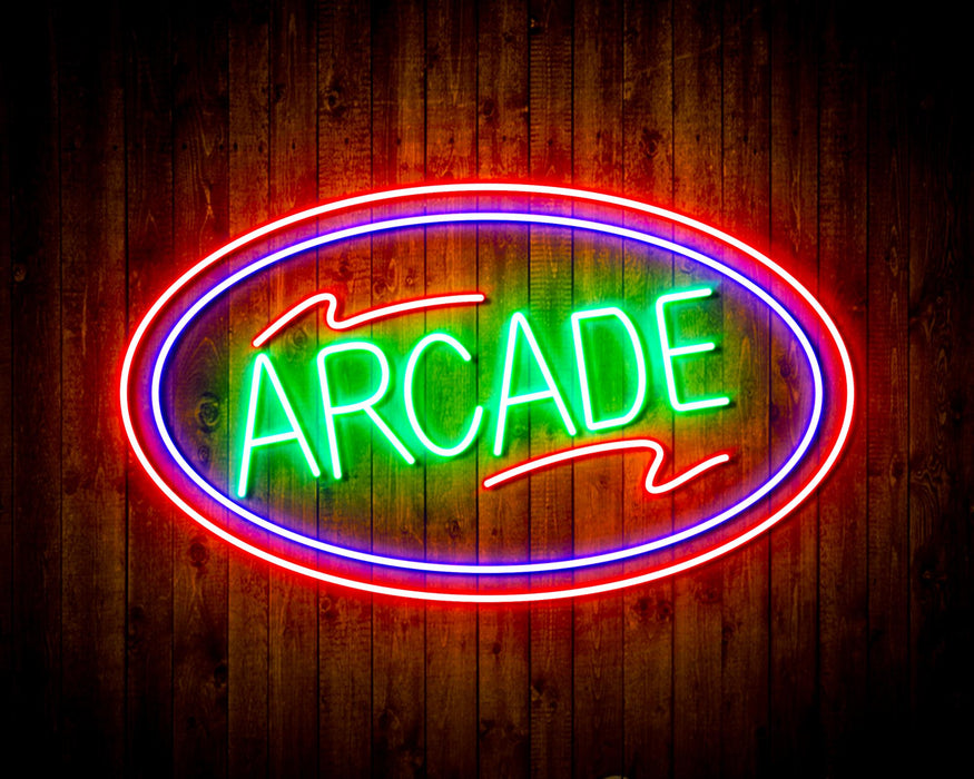 Arcade Flex Silicone LED Sign (Neon-Style, LED Technology) - Way Up Gifts
