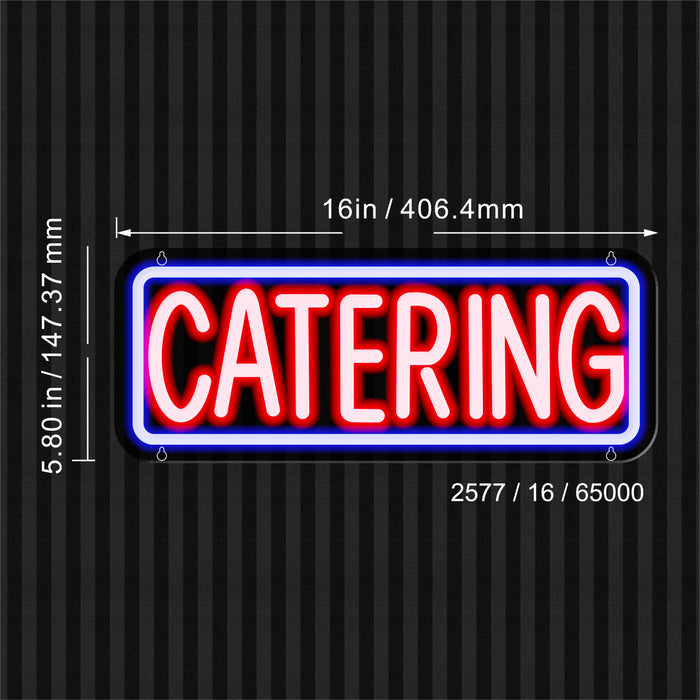 Catering Flex Silicone LED Sign (Neon-Style, LED Technology) - Way Up Gifts