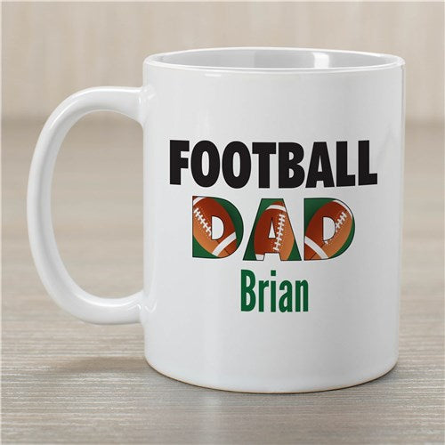 Personalized Sports Mug - Custom Gift for Sports Fans - Way Up Gifts