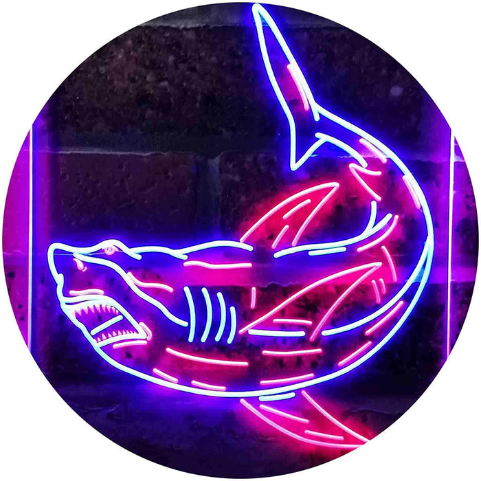 Shark Man Cave LED Light Sign - Way Up Gifts