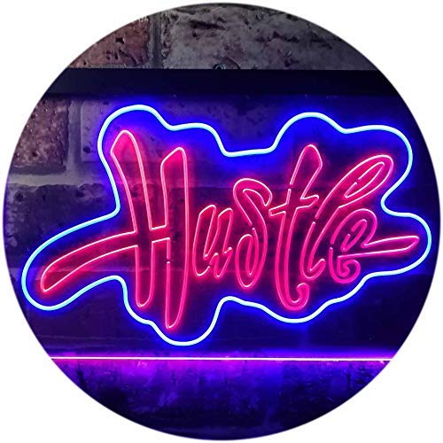 Graffiti Hustle LED Light Sign - Way Up Gifts