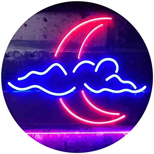 Cloud Moon LED Light Sign - Way Up Gifts