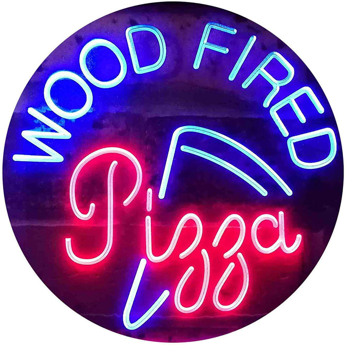 Wood Fired Pizza LED Light Sign - Way Up Gifts
