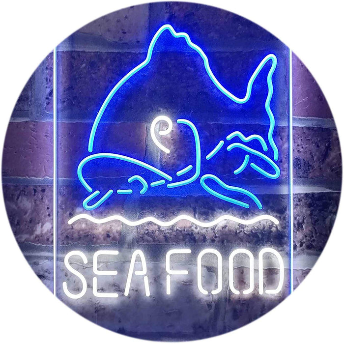 Seafood LED Light Sign - Way Up Gifts