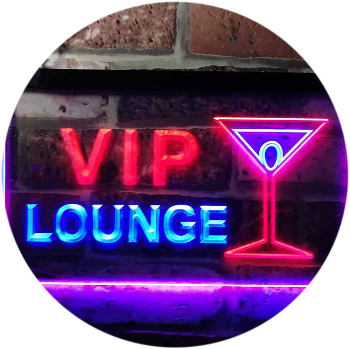Cocktails VIP Lounge LED Light Sign - Way Up Gifts