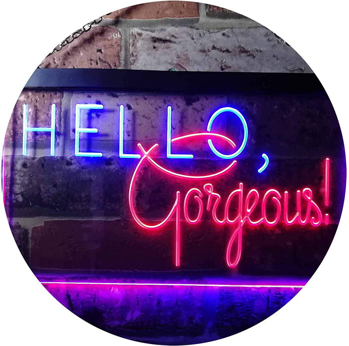 Hello Gorgeous LED Light Sign - Way Up Gifts
