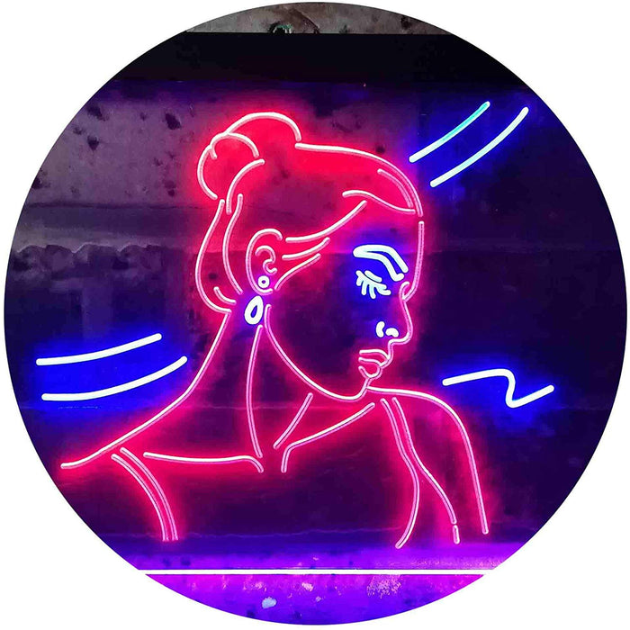 Lady Beauty Salon LED Light Sign - Way Up Gifts