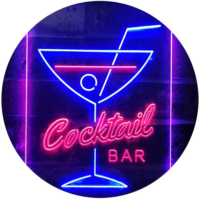 Cocktail Bar LED Light Sign - Way Up Gifts