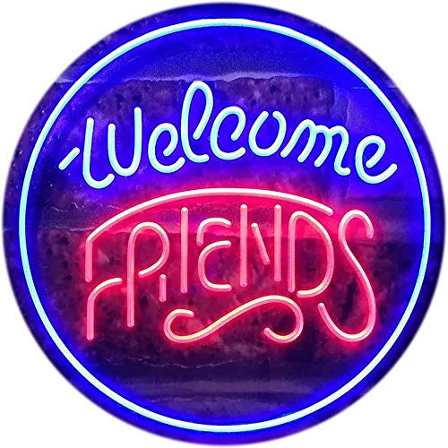 Welcome Friends LED Light Sign - Way Up Gifts