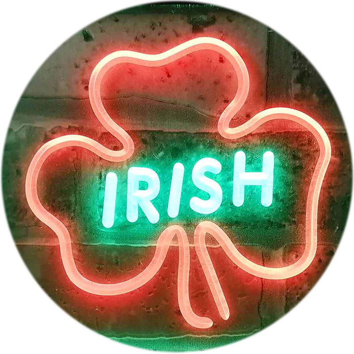 Shamrock Irish LED Light Sign - Way Up Gifts