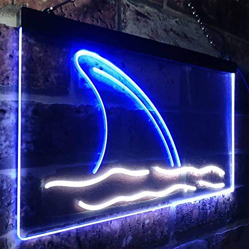 Shark Fin LED Light Sign - Way Up Gifts