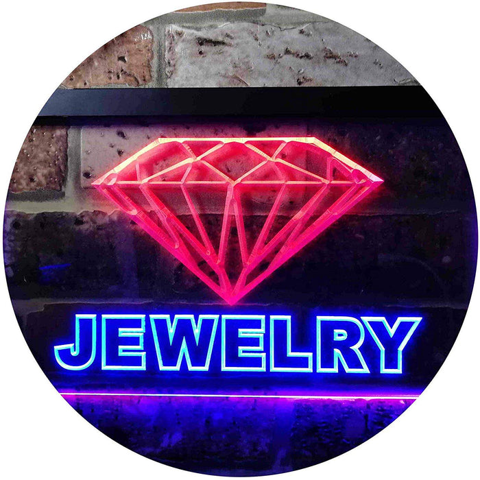 Diamonds Jewelry LED Light Sign - Way Up Gifts