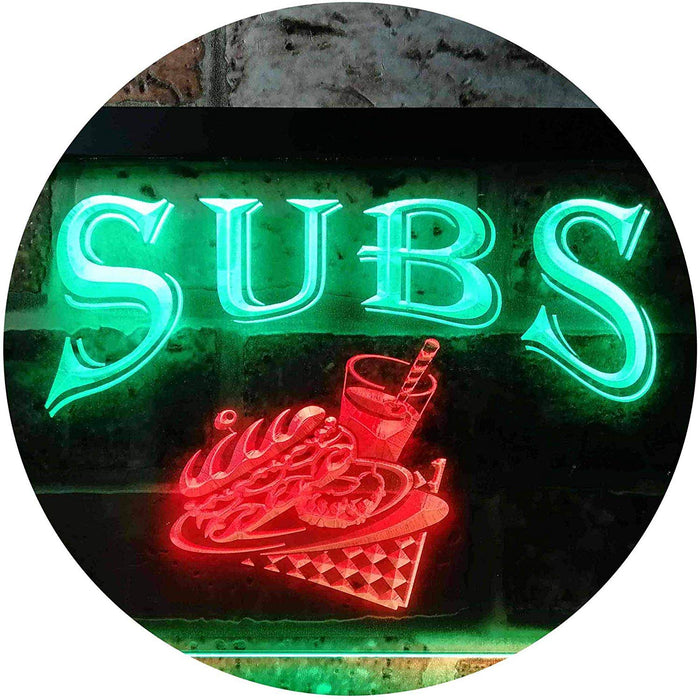 Sandwiches Hoagies Subs LED Light Sign - Way Up Gifts