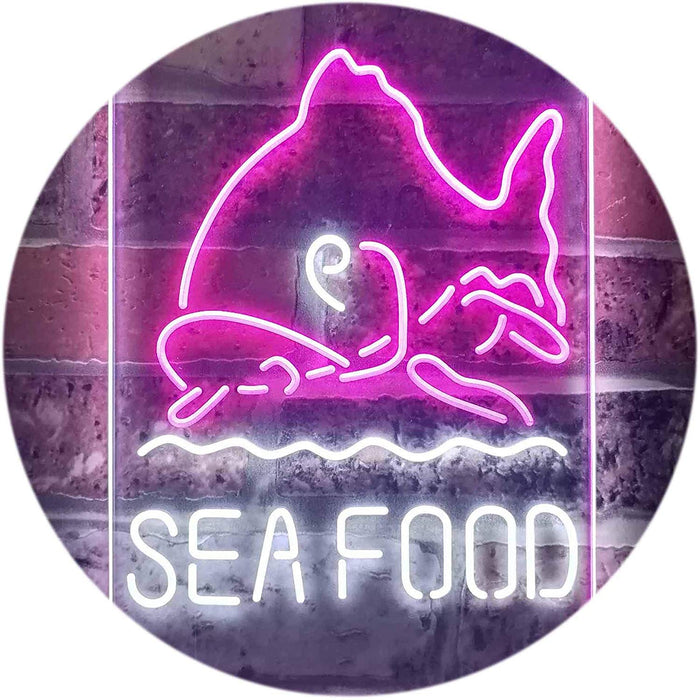 Seafood LED Light Sign - Way Up Gifts