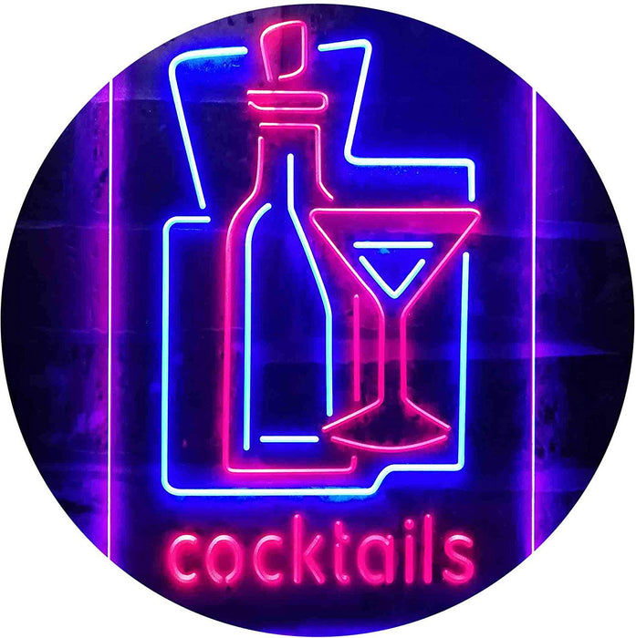 Cocktails Bar LED Light Sign - Way Up Gifts