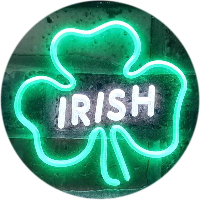 Shamrock Irish LED Light Sign - Way Up Gifts