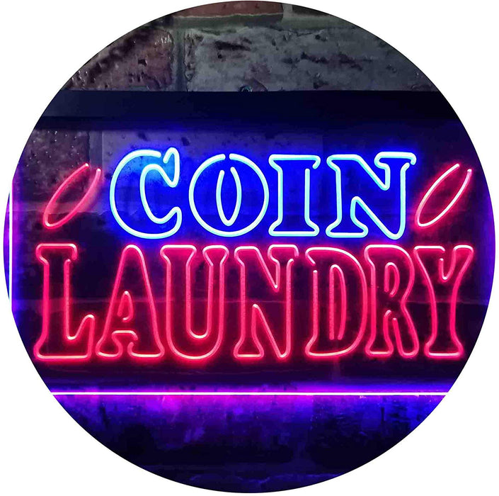 Laundromat Coin Laundry LED Light Sign - Way Up Gifts
