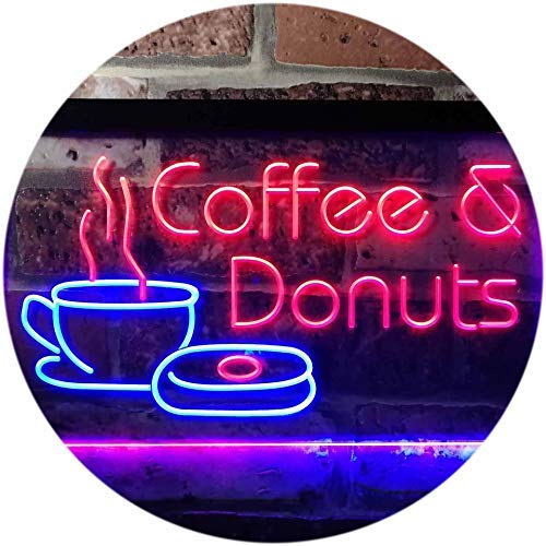 Coffee Donuts LED Light Sign - Way Up Gifts