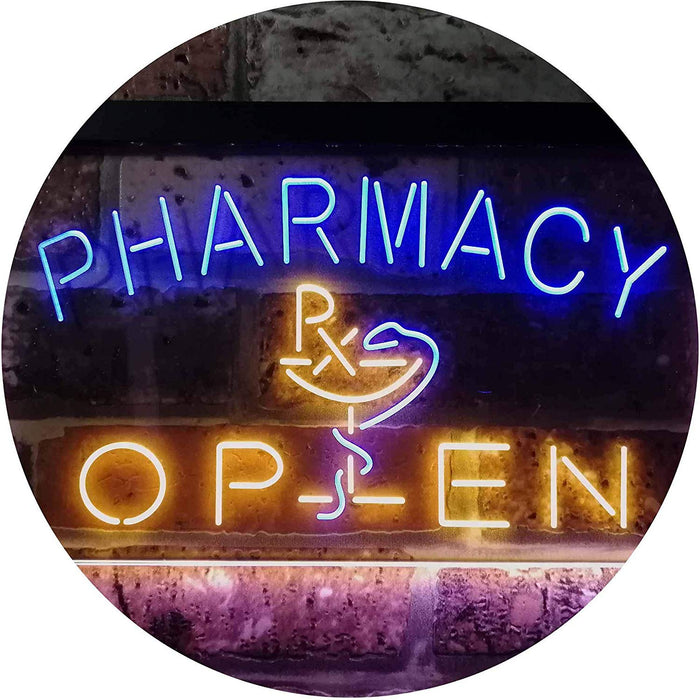 RX Pharmacy Open LED Light Sign - Way Up Gifts