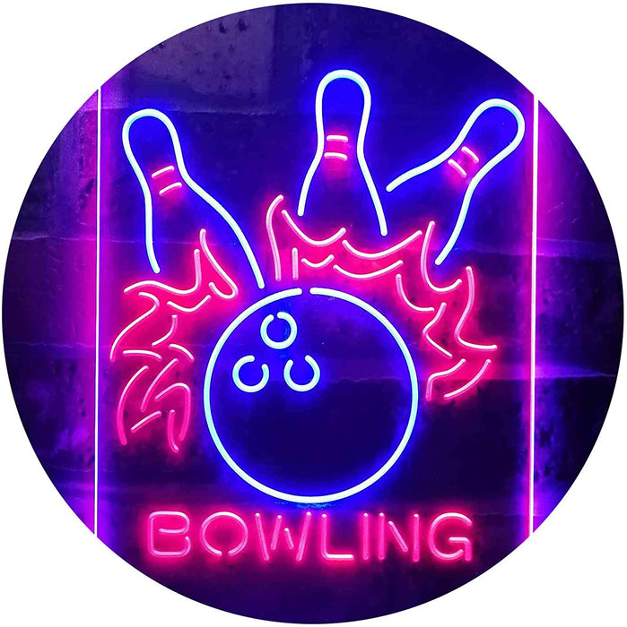 Bowling LED Light Sign - Way Up Gifts