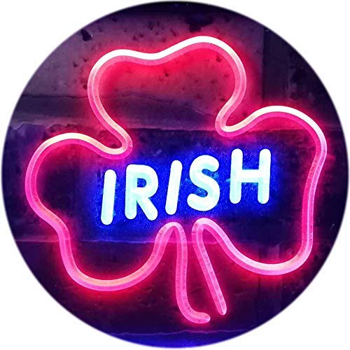 Shamrock Irish LED Light Sign - Way Up Gifts