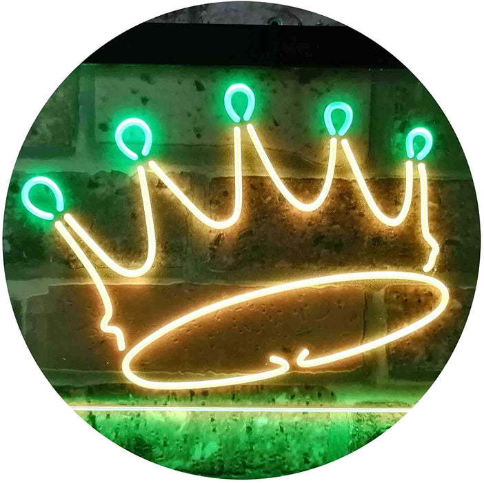 Princess Crown Girls Room Decor LED Light Sign - Way Up Gifts