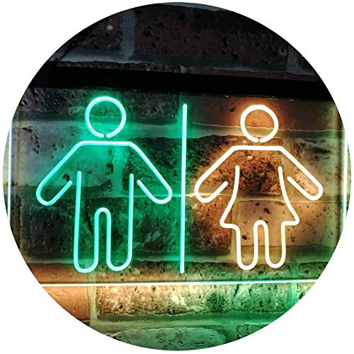 Restrooms LED Light Sign - Way Up Gifts