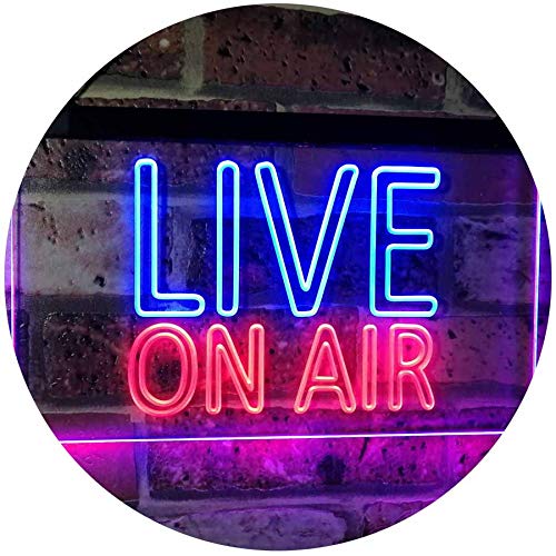 Live On Air Recording Studio LED Neon Light Sign - Way Up Gifts