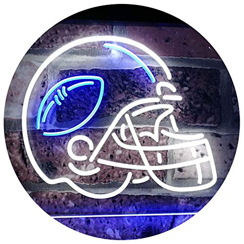 Sports Man Cave Football LED Light Sign - Way Up Gifts