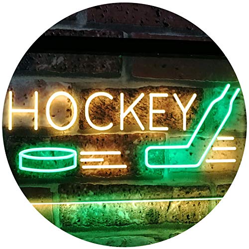 Sports Man Cave Hockey LED Light Sign - Way Up Gifts