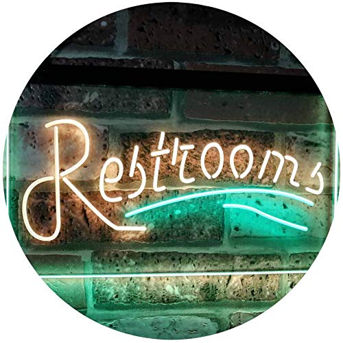 Restrooms LED Light Sign - Way Up Gifts