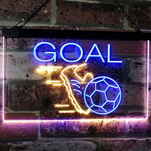Sports Goal Soccer LED Light Sign - Way Up Gifts