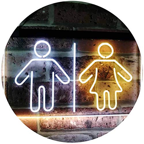 Restrooms LED Light Sign - Way Up Gifts