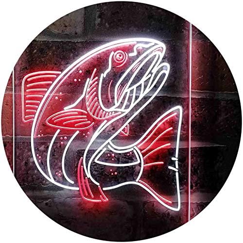 Salmon Fish LED Light Sign - Way Up Gifts