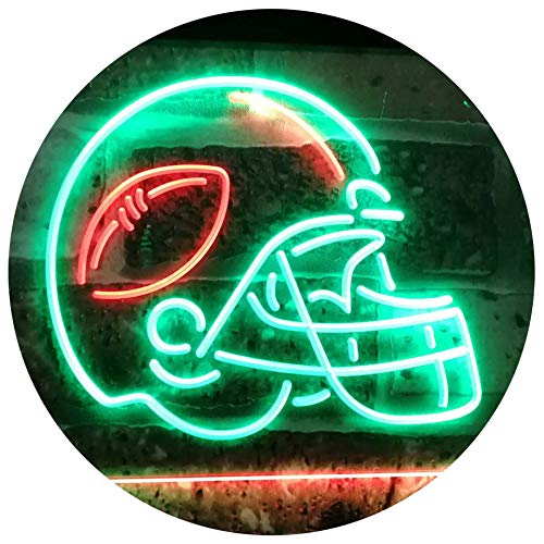 Sports Man Cave Football LED Light Sign - Way Up Gifts