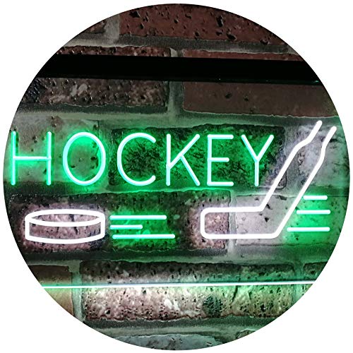 Sports Man Cave Hockey LED Light Sign - Way Up Gifts