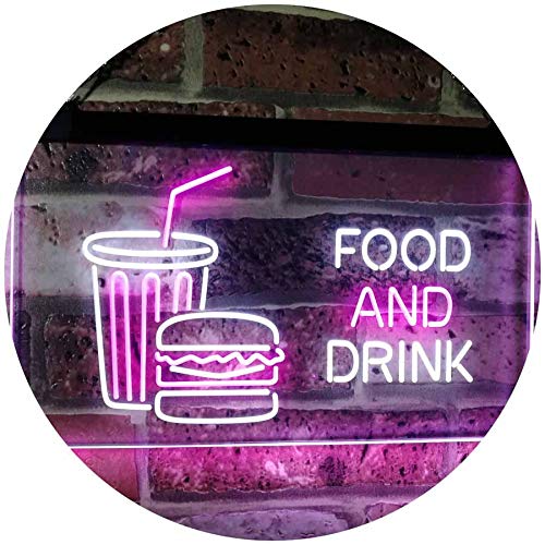 Soda Burgers Food and Drink LED Light Sign - Way Up Gifts
