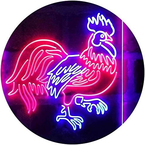 Rooster Chicken Lover Kid Room LED Light Sign - Way Up Gifts
