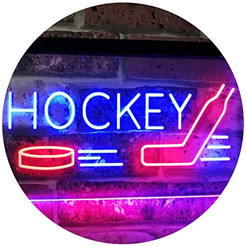Sports Man Cave Hockey LED Light Sign - Way Up Gifts