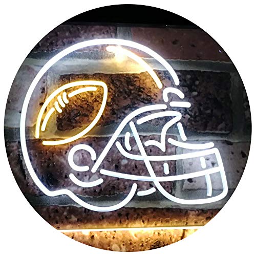 Sports Man Cave Football LED Light Sign - Way Up Gifts